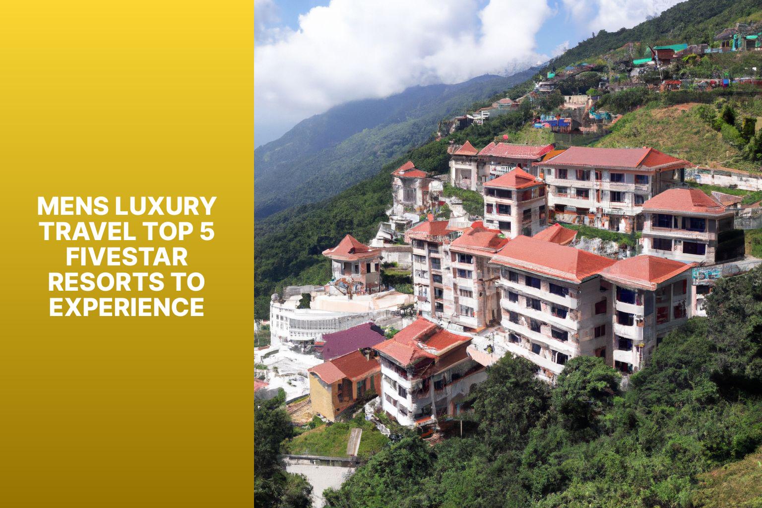 Men’s Luxury Travel: Top 5 Five-Star Resorts to Experience