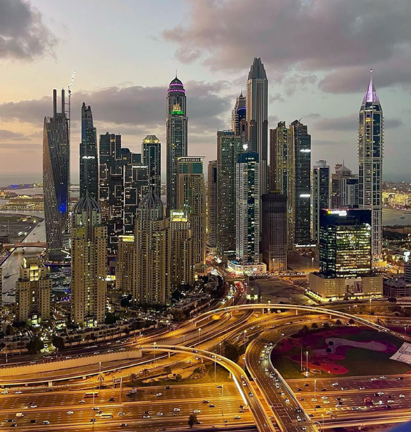 United Arab Emirates city nights