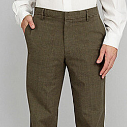 Flat front pants