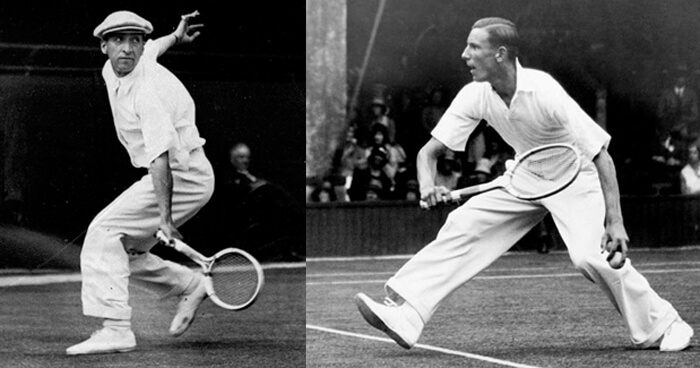 Jean Rene Lacoste and Fred Perry