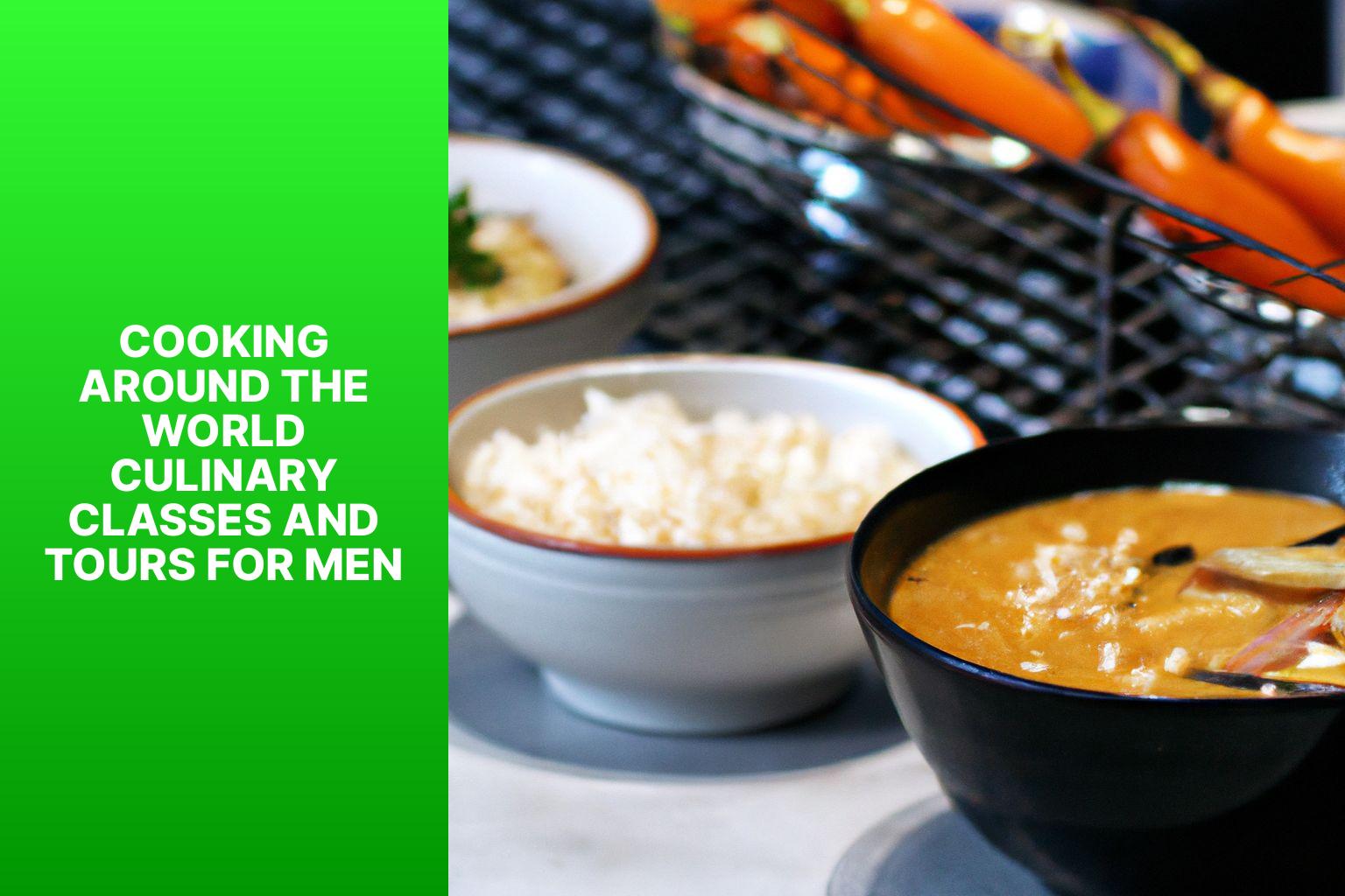 Cooking Around the World: Culinary Classes and Tours for Men