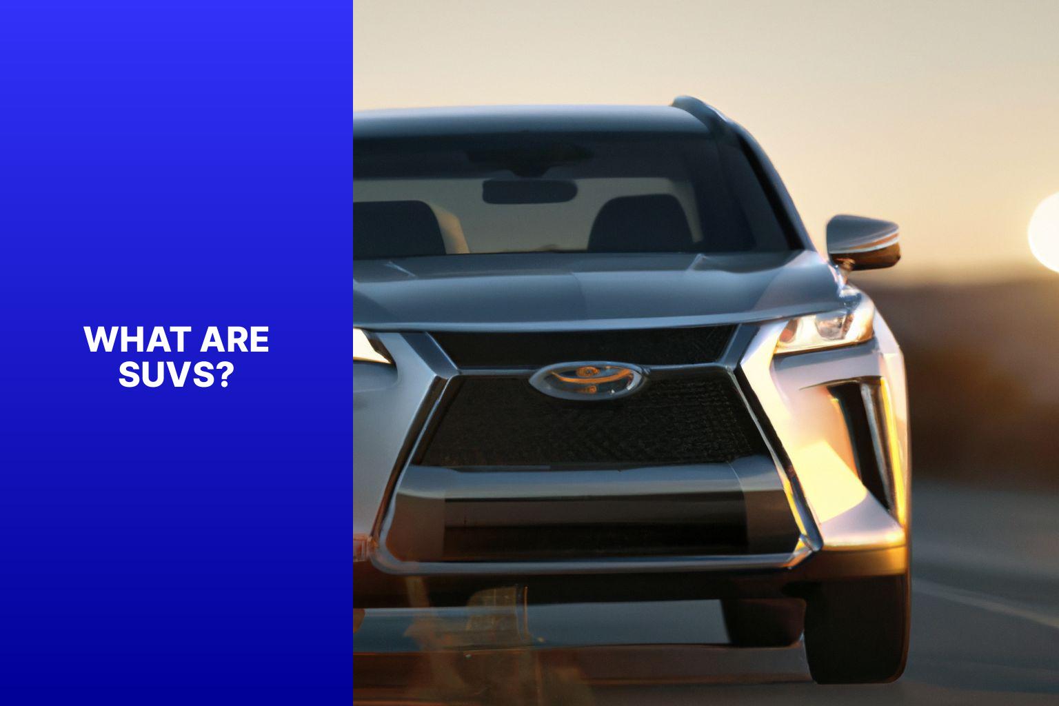 What Are SUVs? - Coupe, Sedan, or SUV? Breaking Down Men