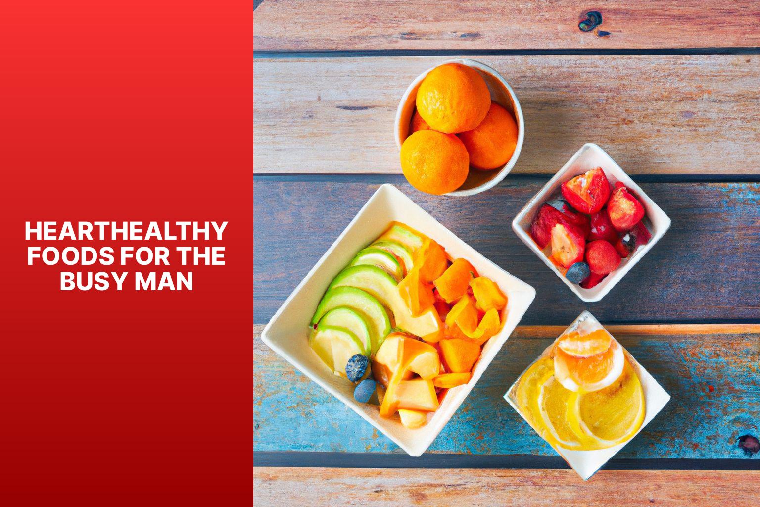 Heart-Healthy Foods for the Busy Man