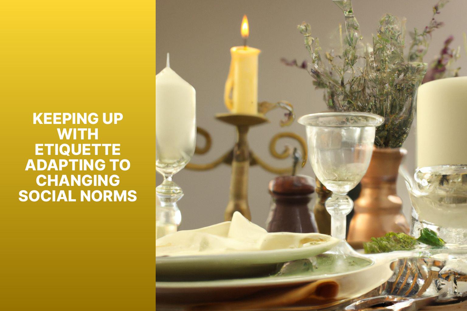 Keeping Up with Etiquette: Adapting to Changing Social Norms