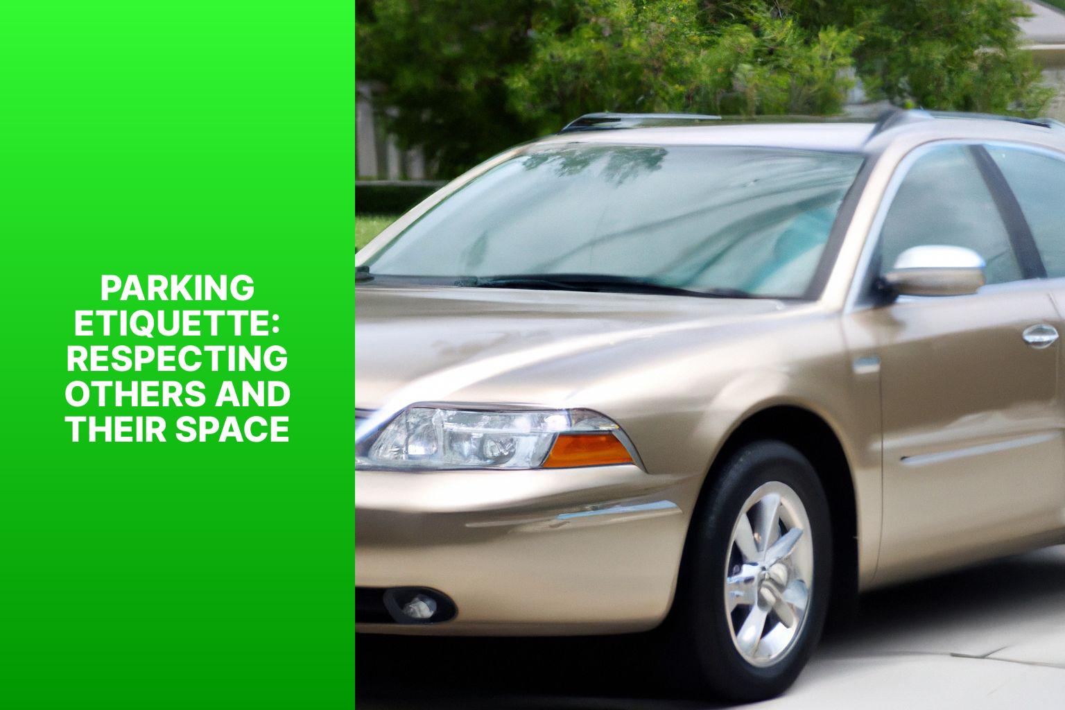 Parking Etiquette: Respecting Others and Their Space - Manners on the Move: Road Etiquette for Modern Men 