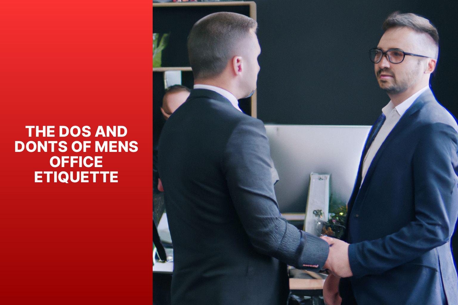 The Dos and Don’ts of Men’s Office Etiquette