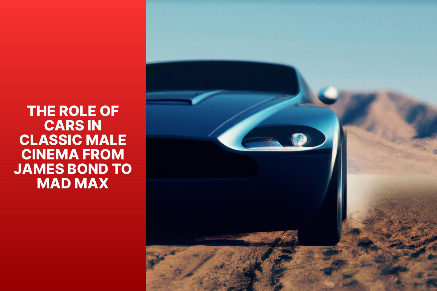 The Role of Cars in Classic Male Cinema: From James Bond to Mad Max