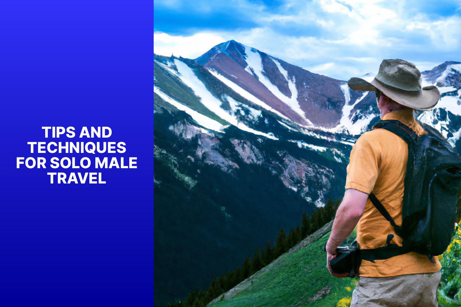Tips and Techniques for Solo Male Travel - The Ultimate Guide to Solo Male Travel: Exploring the World with Confidence 
