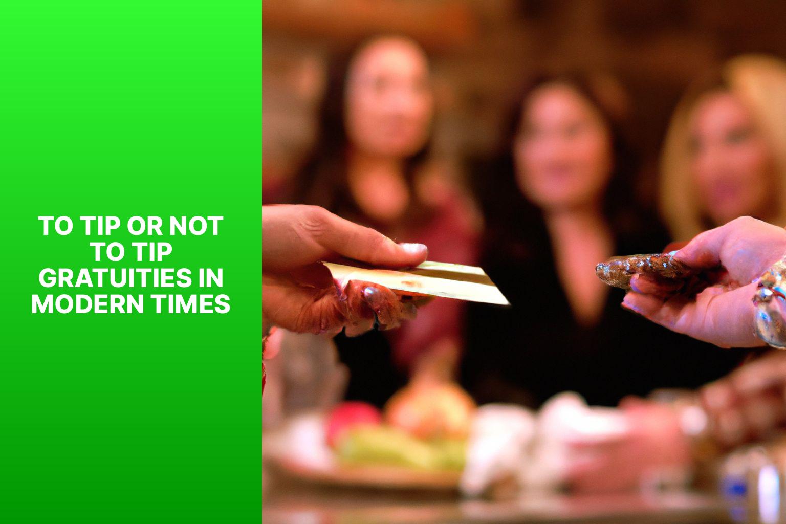 To Tip or Not to Tip: Gratuities in Modern Times