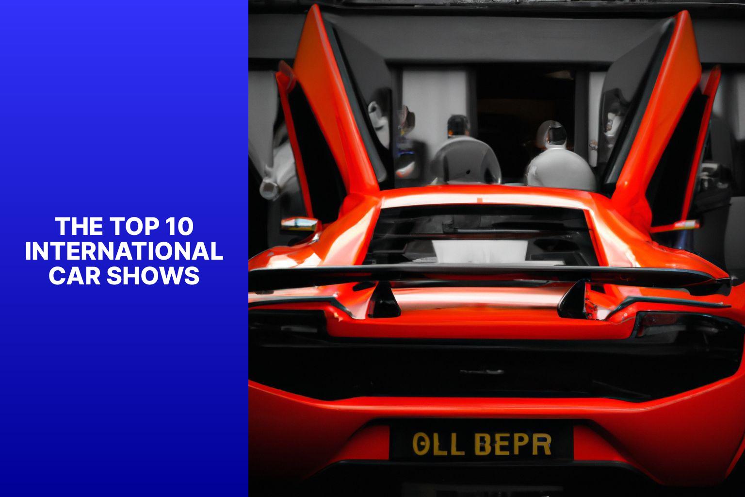The Top 10 International Car Shows - Top 10 International Car Shows Every Enthusiast Should Attend 