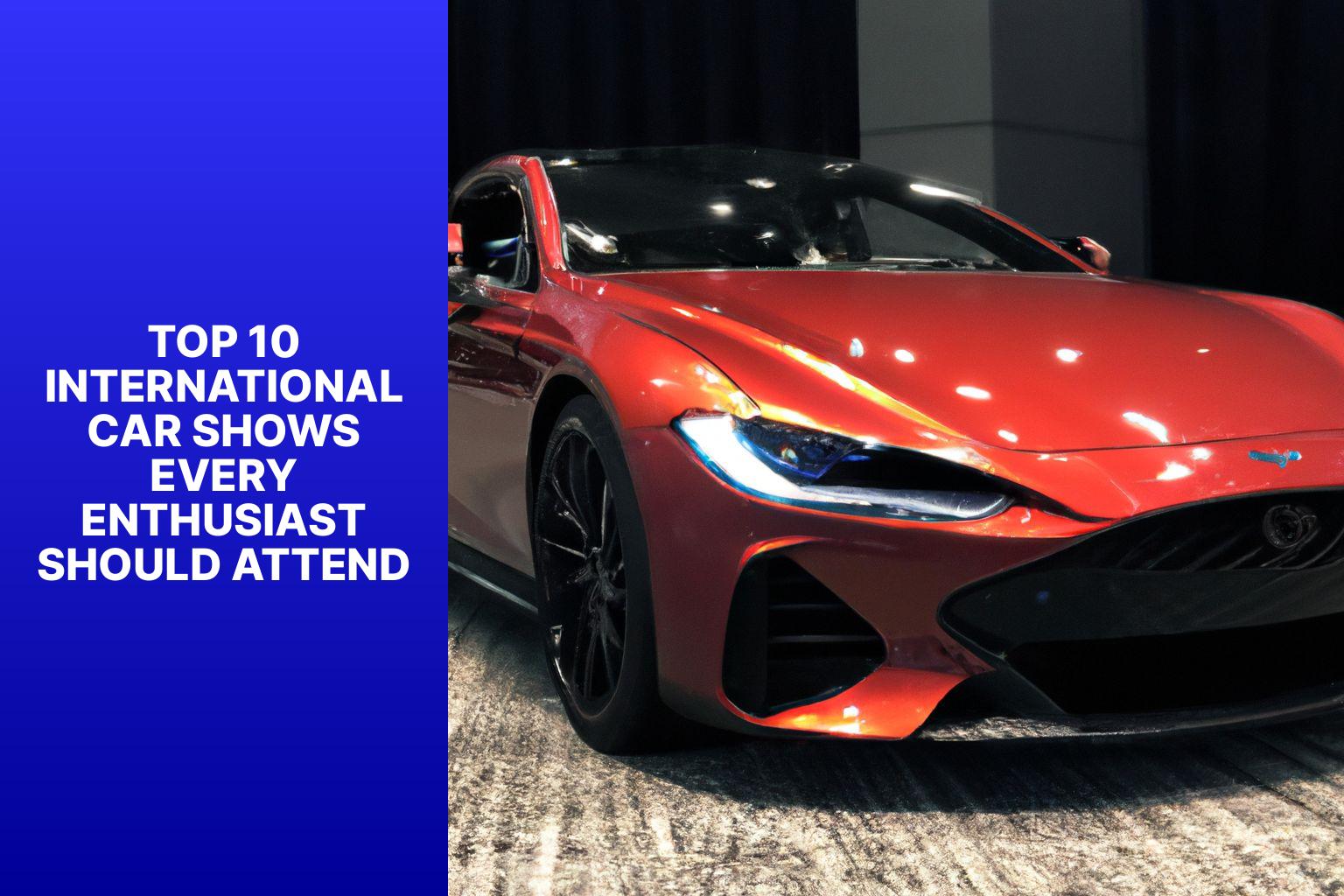Top 10 International Car Shows Every Enthusiast Should Attend