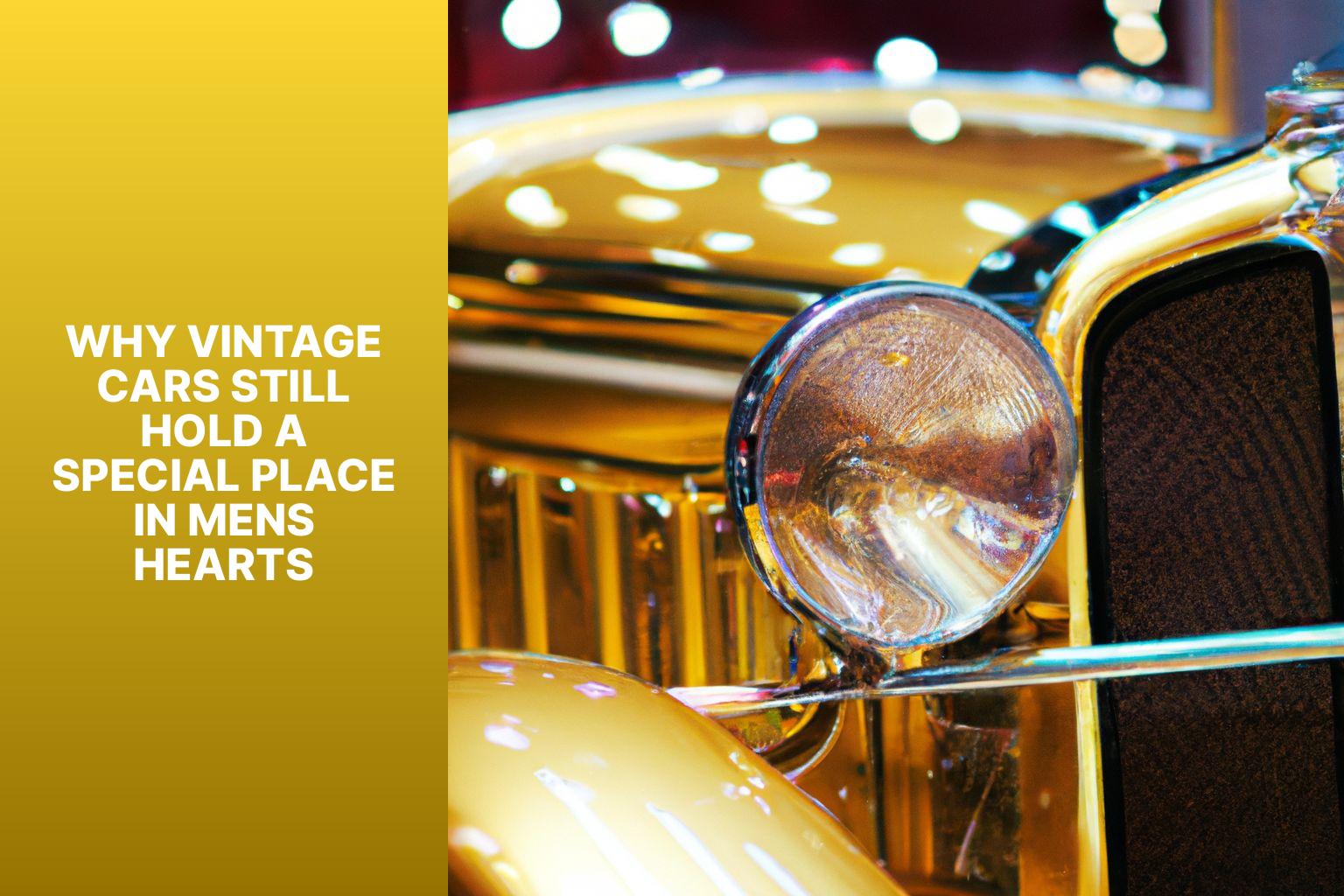Why Vintage Cars Still Hold a Special Place in Men’s Hearts