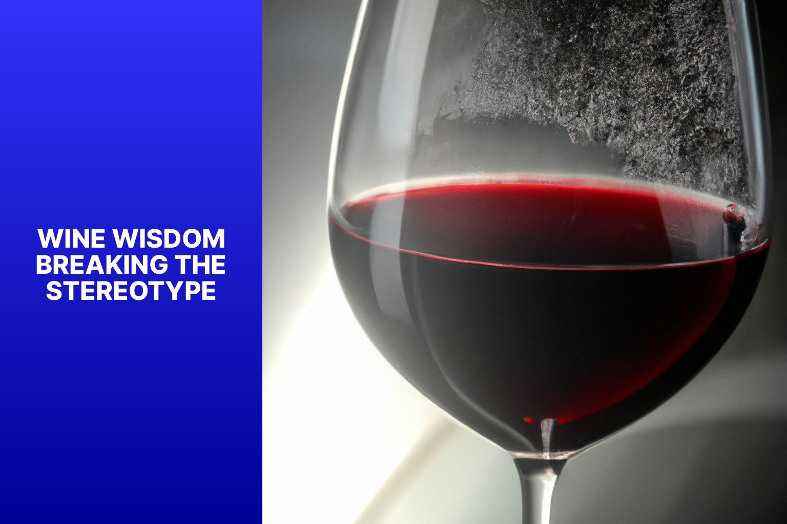 Wine Wisdom: Breaking the Stereotype