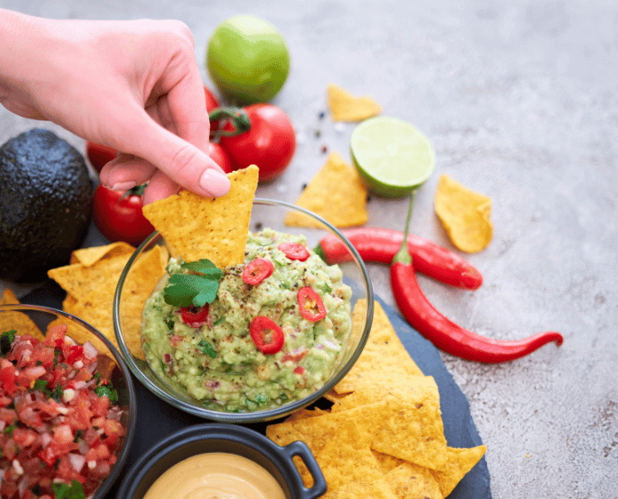 Manly Dips and Salsa