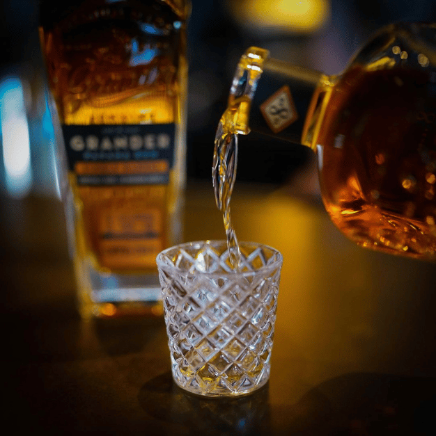 Glass of rum