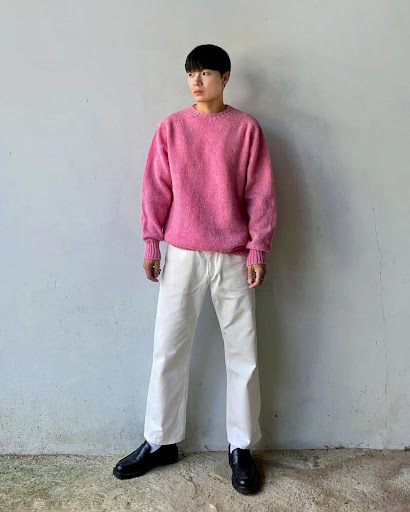 A casual sweater offering an elegant look