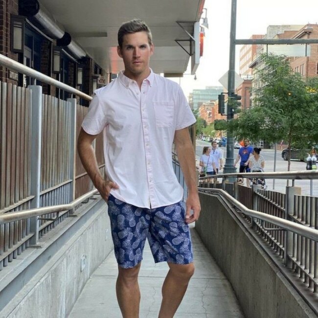 A pair of seersucker shorts offer comfort with style.