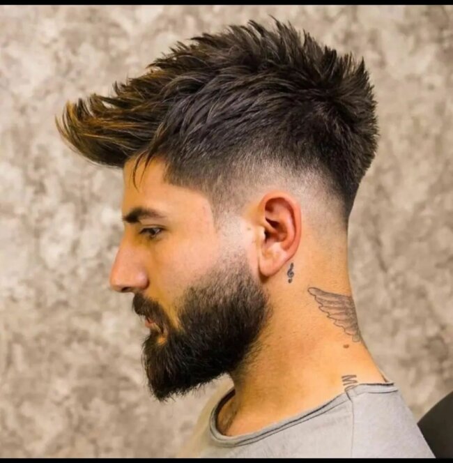 A classy look with an undercut.